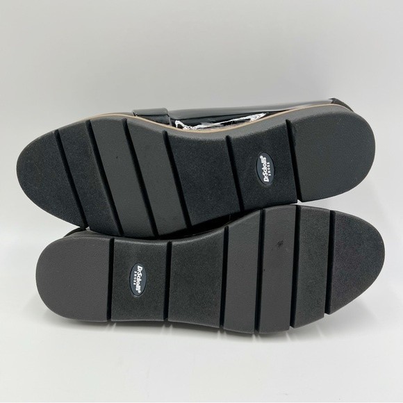 Dr Scholls Women's Webster Black Faux Suede & Patent Slip On Loafers Shoes 8.5 - Picture 8 of 13